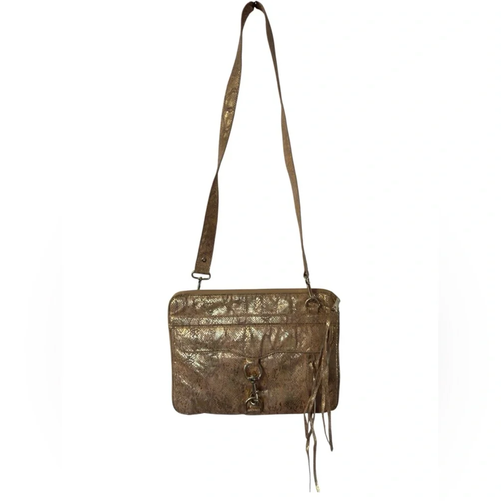Rebecca Minkoff‎ Snakeskin laptop Metallic case